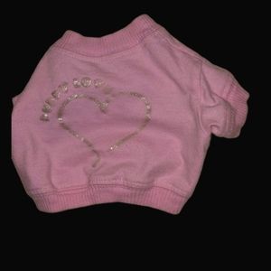 ❤️ Pink Puppy Love Top XSm